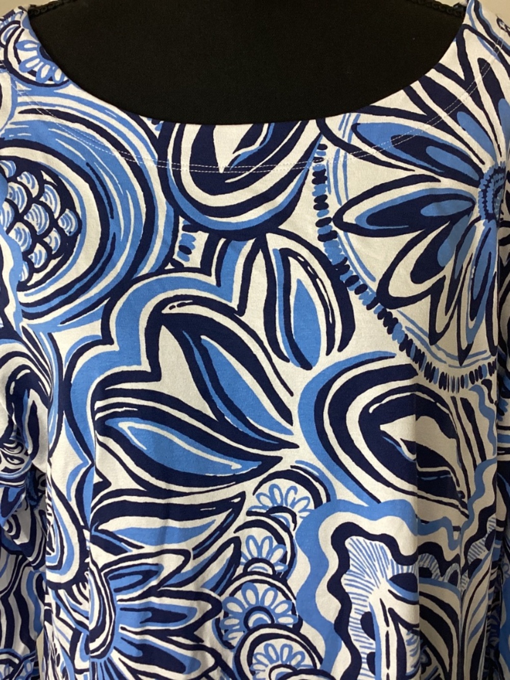 Lilly Pulitzer Maddox Straight Dress sz XXL Resort White Blue UPF 50+ NWOT - Picture 3 of 16